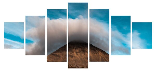 Obraz - Mrak nad vrcholkem (210x100 cm)