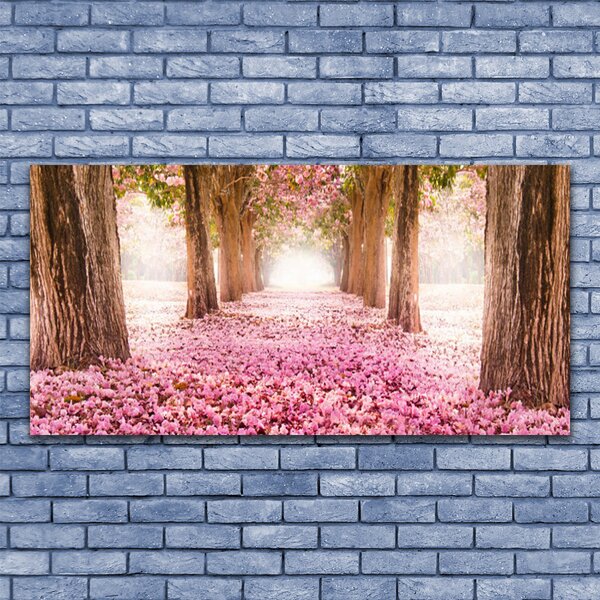 Obraz na plátně Strom Růže Květiny Příroda 140x70 cm