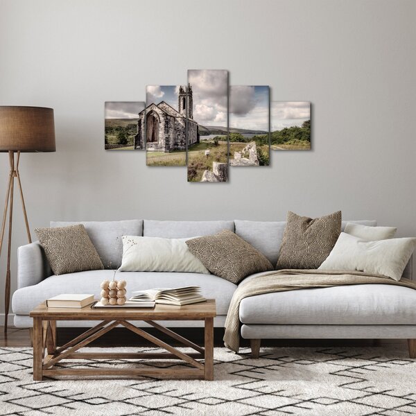 Obraz - Irský kostel (125x70 cm)