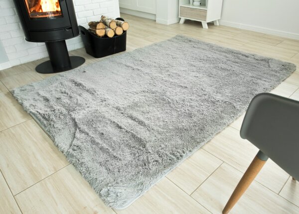 Koberec SILK světle šedý
