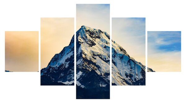 Obraz zasněžených hor, Nepál (125x70 cm)