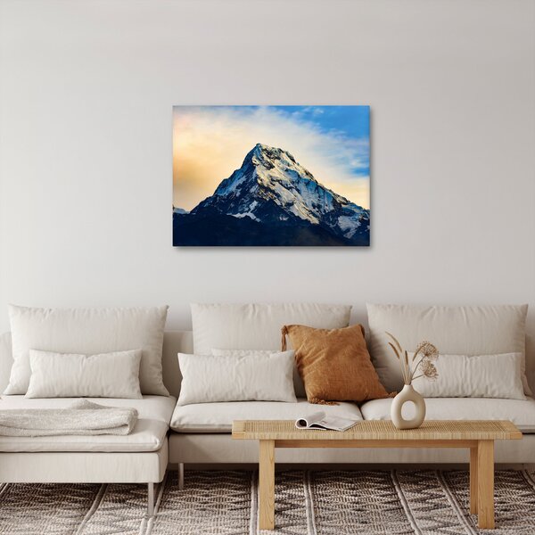 Obraz zasněžených hor, Nepál (70x50 cm)