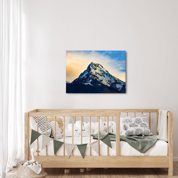 Obraz zasněžených hor, Nepál (70x50 cm)