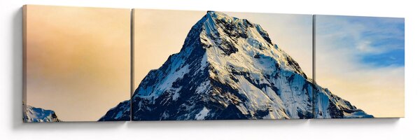 Obraz zasněžených hor, Nepál (170x50 cm)