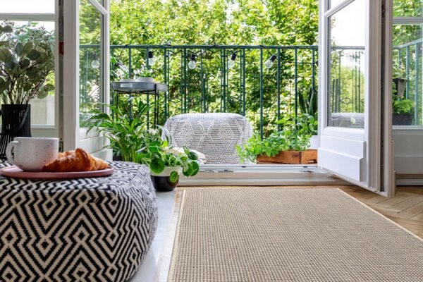 Koberec SIZAL FLOORLUX 20580 šampaňské / taupe