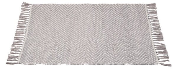 Šedá koupelnová podložka z recyklovaného plastu Wenko Gata, 50 x 80 cm