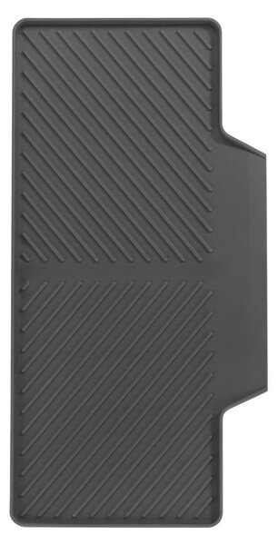 Tmavě šedý odkapávač Wenko Neli, 20 x 40 cm