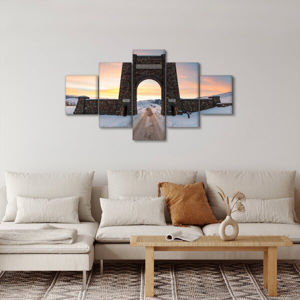 Obraz brány, Yellowstone (125x70 cm)