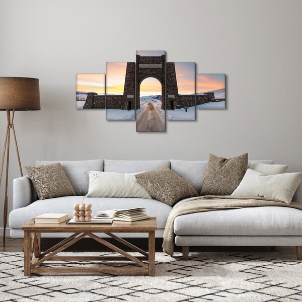 Obraz brány, Yellowstone (125x70 cm)