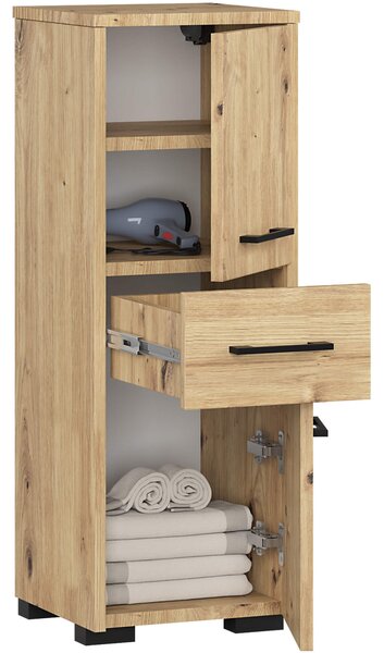 Ak furniture Koupelnová skříňka FIN dub artisan