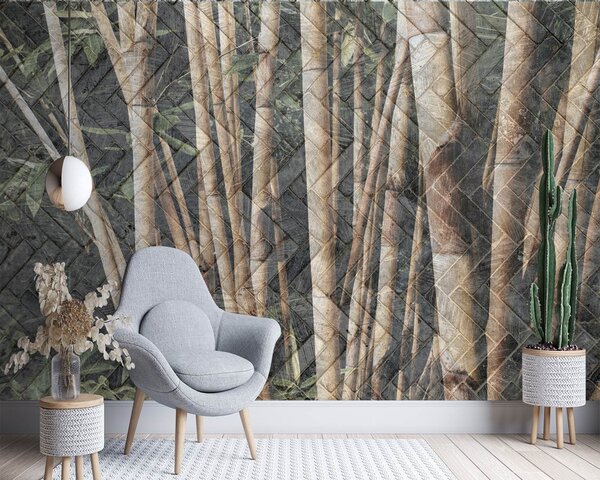 Fototapeta Bambusový les Materiál: Vliesová, Rozměry: 200 x 140 cm