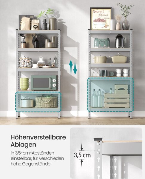 Regál 90x180x45 cm GLR450E01