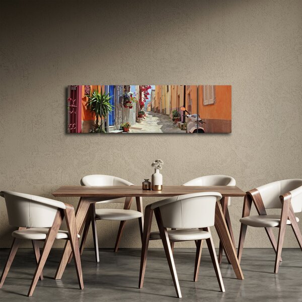 Obraz ulice na Sardínii (170x50 cm)
