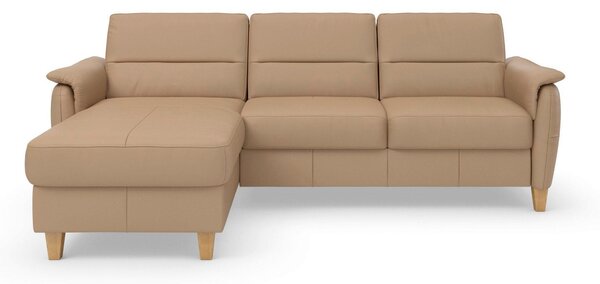 ROHOVÁ SEDAČKA, kůže, cappuccino Sit & More - Sedací soupravy, Online Only