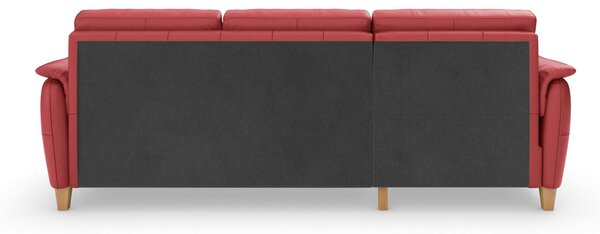 ROHOVÁ SEDAČKA, kůže, červená Sit & More - Sedací soupravy, Online Only