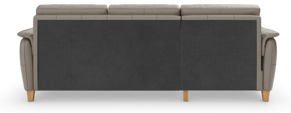 ROHOVÁ SEDAČKA, kůže, šedá Sit & More - Sedací soupravy, Online Only