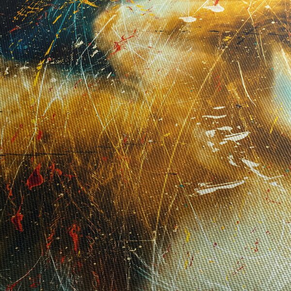 Obraz - Líbající se andělé (170x50 cm)