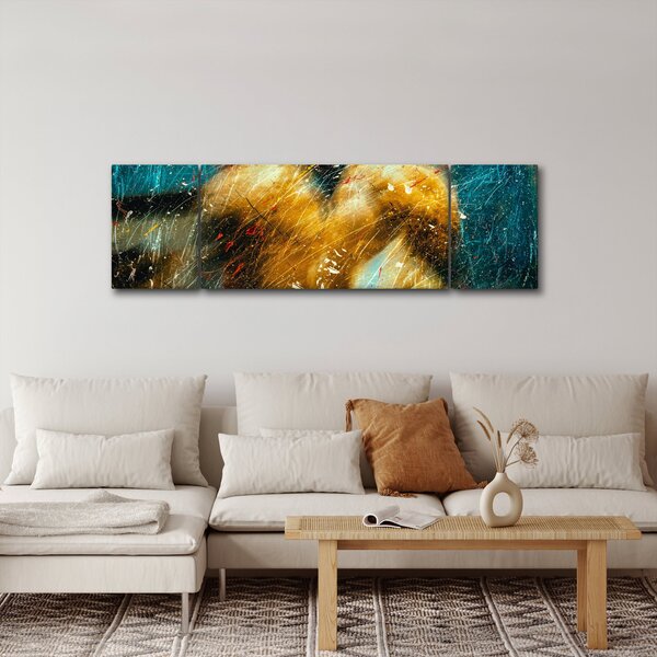 Obraz - Líbající se andělé (170x50 cm)