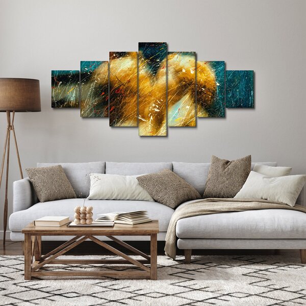 Obraz - Líbající se andělé (210x100 cm)