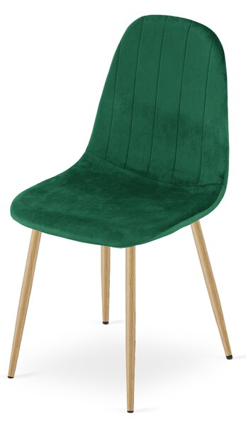 Jídelní židle PADVA VELVET, zelená