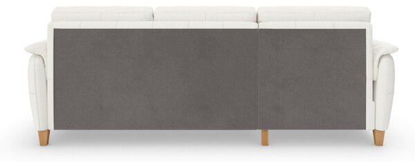 ROHOVÁ SEDAČKA, kůže, bílá Sit & More - Sedací soupravy, Online Only