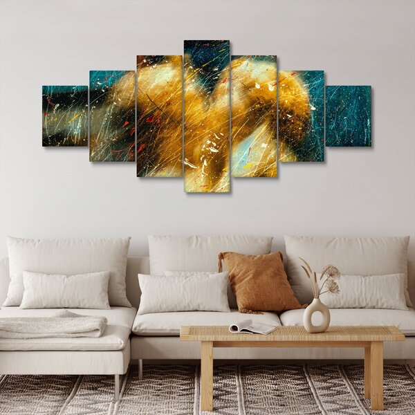 Obraz - Líbající se andělé (210x100 cm)