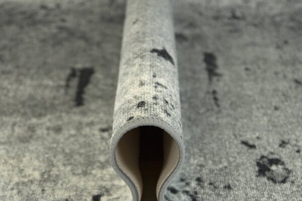 Kobercový ráj Běhoun pogumovaný Marl 19 Beton šedý Šíře: 67 cm