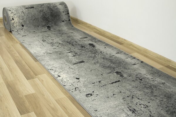 Kobercový ráj Běhoun pogumovaný Marl 19 Beton šedý Šíře: 67 cm