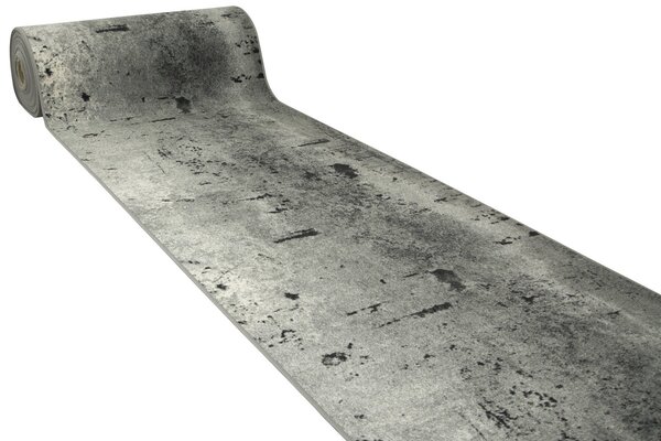 Kobercový ráj Běhoun pogumovaný Marl 19 Beton šedý Šíře: 67 cm