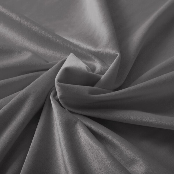 Biante Sametový přehoz na postel Velvet Premium SVP-017 Tmavě šedý 140x200 cm