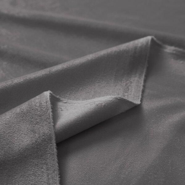 Biante Sametový závěs Velvet Premium SVP-017 Tmavě šedý - šířka 135 cm 135x200 cm