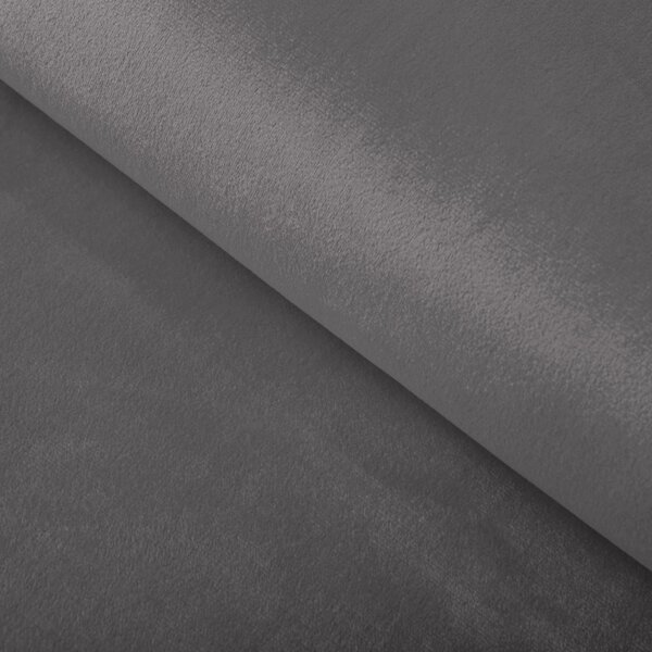 Biante Sametový přehoz na postel Velvet Premium SVP-017 Tmavě šedý 140x200 cm