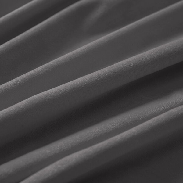 Biante Sametový obdélníkový ubrus Velvet Premium SVP-017 Tmavě šedý 50x100 cm