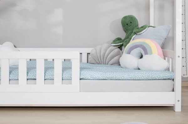 DĚTSKÁ POSTEL SE STŘÍŠKOU, 90/200 cm, bílá MID.YOU - Online Only dětské postele, Online Only