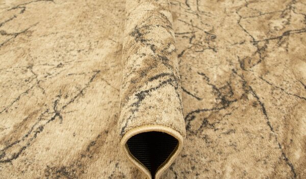Kobercový ráj Běhoun Marble 04 Mramor béžový Šíře: 80 cm