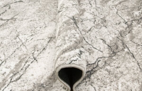 Kobercový ráj Běhoun Marble 19 Mramor šedý Šíře: 67 cm