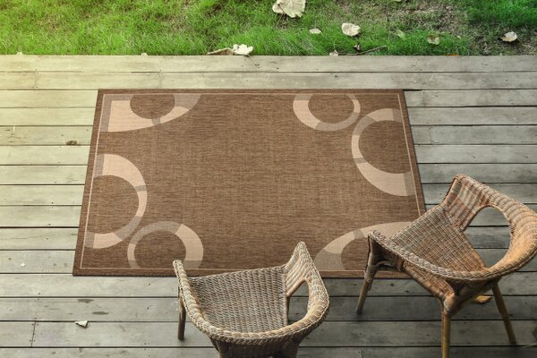 Koberec SIZAL FLOORLUX 20078 coffeee / mais