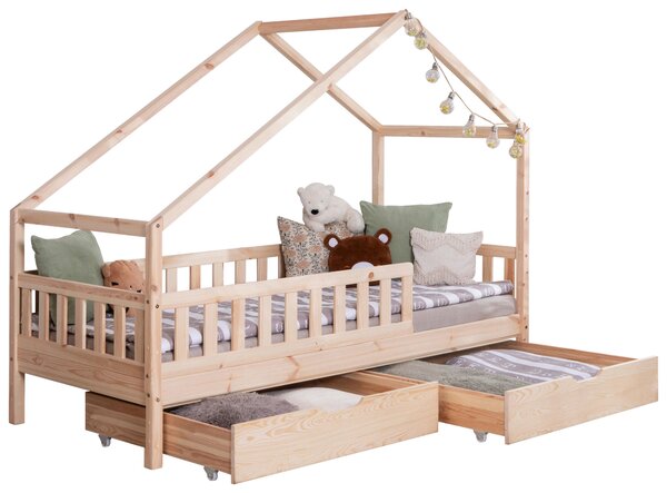 DĚTSKÁ POSTEL SE STŘÍŠKOU 90/200 cm, MID.YOU - Dětské pokoje sestavy, Online Only