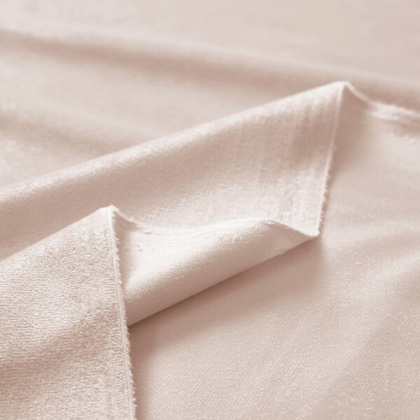 Biante Sametový závěs Velvet Premium SVP-020 Béžový - šířka 135 cm 135x150 cm