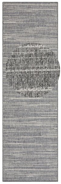 ELLE Decoration, Kusový koberec Gemini 105543 Silver z kolekce Elle – na ven i na doma, 120x170, šedá, chodba / předsíň
