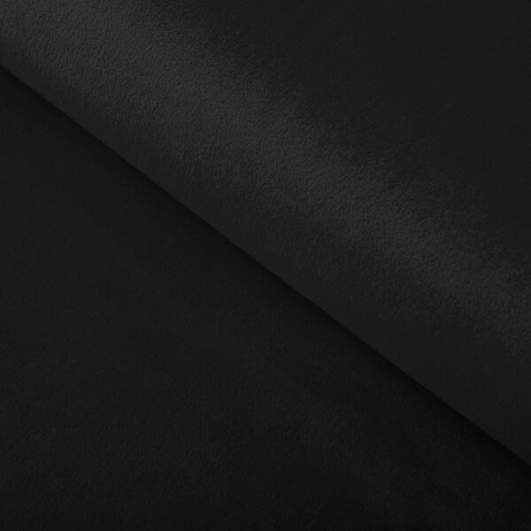 Biante Sametový kulatý ubrus Velvet Premium SVP-023 Černý Ø 110 cm
