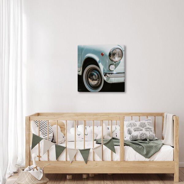 Obraz - Retro auto Fiat (30x30 cm)