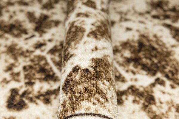 Kobercový ráj Běhoun pogumovaný Terroso 17 béžový hnědý Šíře: 67 cm