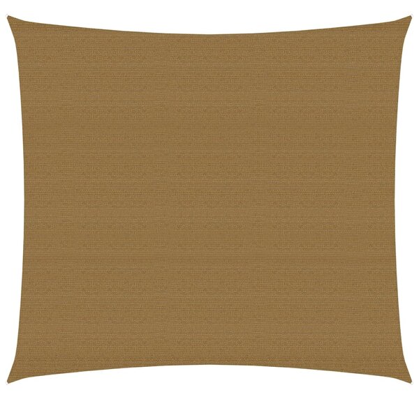Stínící plachta 160 g/m² taupe 4 x 4 m HDPE