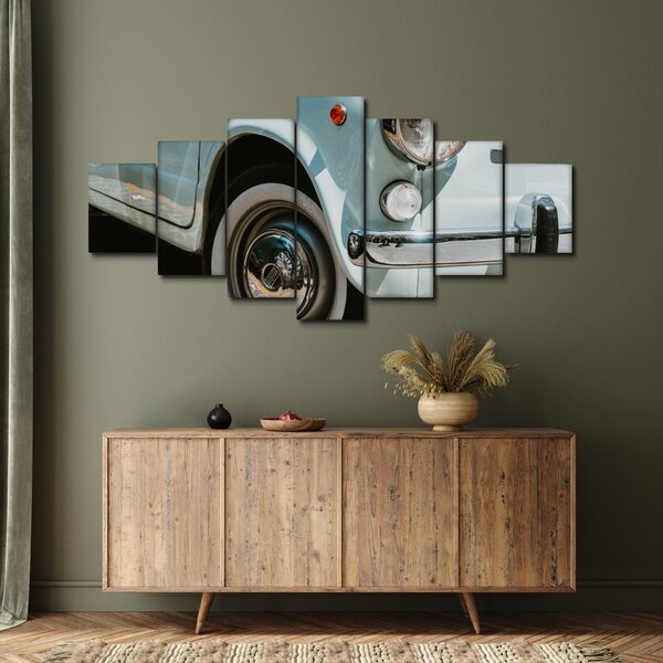 Obraz - Retro auto Fiat (210x100 cm)