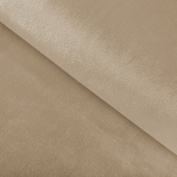 Biante Sametový závěs Velvet Premium SVP-026 Kávově béžový 135x140 cm