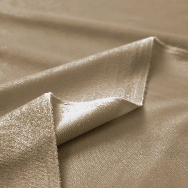 Biante Sametový závěs Velvet Premium SVP-026 Kávově béžový 135x140 cm