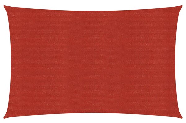 Plachta proti slunci 160 g/m² červená 3,5 x 4,5 m HDPE