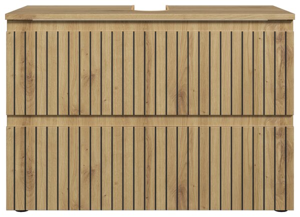 SKŘÍŇKA POD UMYVADLO, dub artisan, dub artisan, 80/57/36 cm MID.YOU - Koupelnové série, Online Only