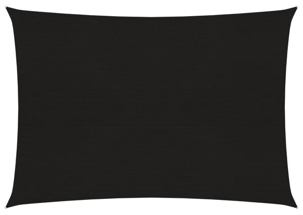Stínící plachta 160 g/m² černá 2,5 x 4 m HDPE